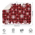 thumbnail image 2 of 2 Pcs Merry Christmas Dish Drying Mat - 18 X 24 Inch Santa Absorbent Microfiber Kitchen Counter Mat Xmas Housewarming Gift for Home Cooks, Dish Drying Pad for Dishes, Cups, Utensils, Pots & Pans, 2 of 3