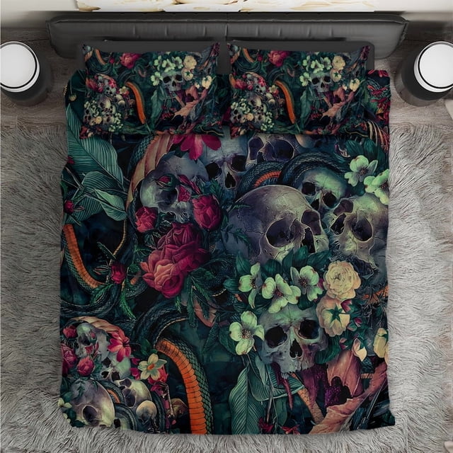 Ensemble de Literie Skulls and Snakes DT02