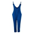 thumbnail image 5 of Womens Clothes Clearance asdoklhq Womens Jumpsuits and Rompers,Sleeveless Jumpsuit Ladies Casual Loose Playsuit Long Trousers, 5 of 7