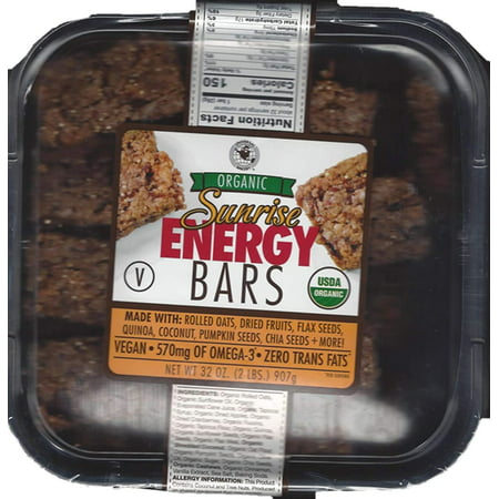 Universal Bakery Organic Sunrise Energy Bars
