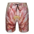 thumbnail image 3 of Pofeuu Pink Lotus Prin Men's Swim Trunks Quick Dry Bathing Suit Swimming Board Shorts Mesh Lining Beach Swimwear-3X-Large, 3 of 6