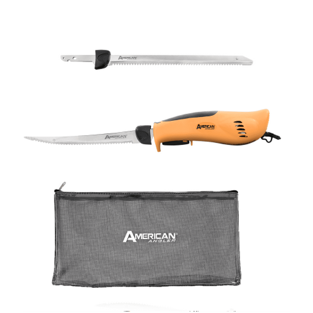 American Angler PRO Electric Fillet Knife, Two Blades, AEKOBRB0041