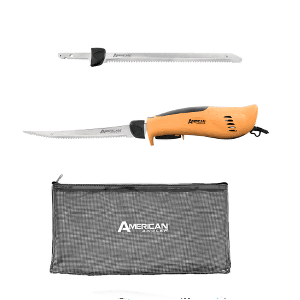 American Angler Pro Electric Fillet Knife Two Blades Aek Ob Rb 004 1 Walmart Com Walmart Com