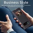 thumbnail image 7 of MonsDirect for 7.6 inch Samsung Galaxy Z Fold 2 5G 2020 Case, Nappa Leather with Flip Folding Magnetic Face Cover, Window Design with Hidden Kickstand Full Protective for Galaxy Z Fold 2, Black, 7 of 7
