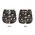 thumbnail image 3 of Yiaed Vegetable Quiche Print Women's Running Shorts with Liner 3 Zipper Pockets Elastic Workout Athletic Gym Yoga Shorts-Medium, 3 of 7