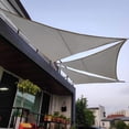 thumbnail image 4 of Triángulo Sombrilla Tela Bloque Uv Toldo Impermeable Para Jardín Al Aire Libre Patio Patio Trasero Inevent HA043059-02, 4 of 6