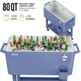 thumbnail image 5 of VINGLI 80 qt Steel Cooler Cart, Refrigeration Insulation, 5 of 16