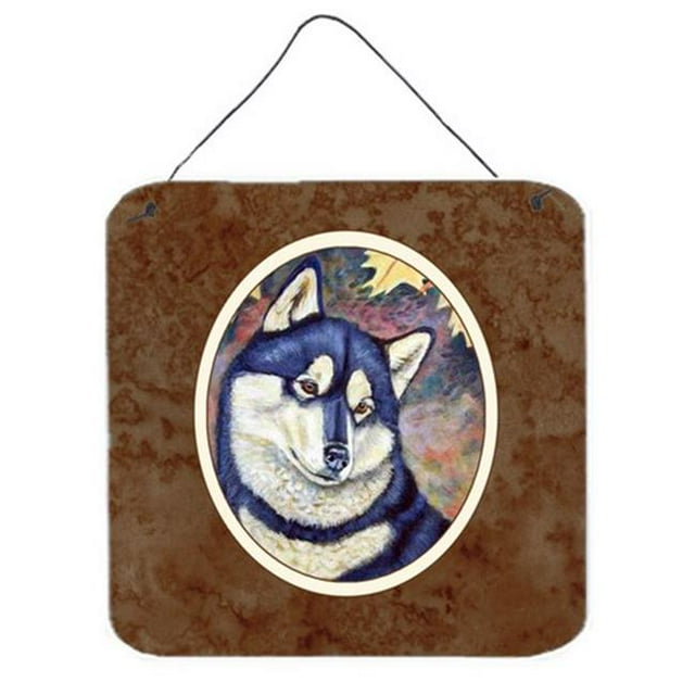 Feuilles d'Automne Siberian Husky Impressions Murales Ou de Porte