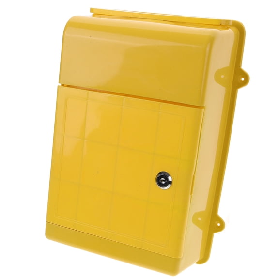 HOMEMAXS Hanging Wall Ballot Box With Lock Suggestion Box Wall-mount Mail Box Home Suggestion Box