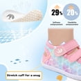 thumbnail image 6 of JOINFREE Baby Unisex Water Shoes Wide Breathable Flexible Swim Shoes, Pink, 0-6 M Infant, 6 of 7