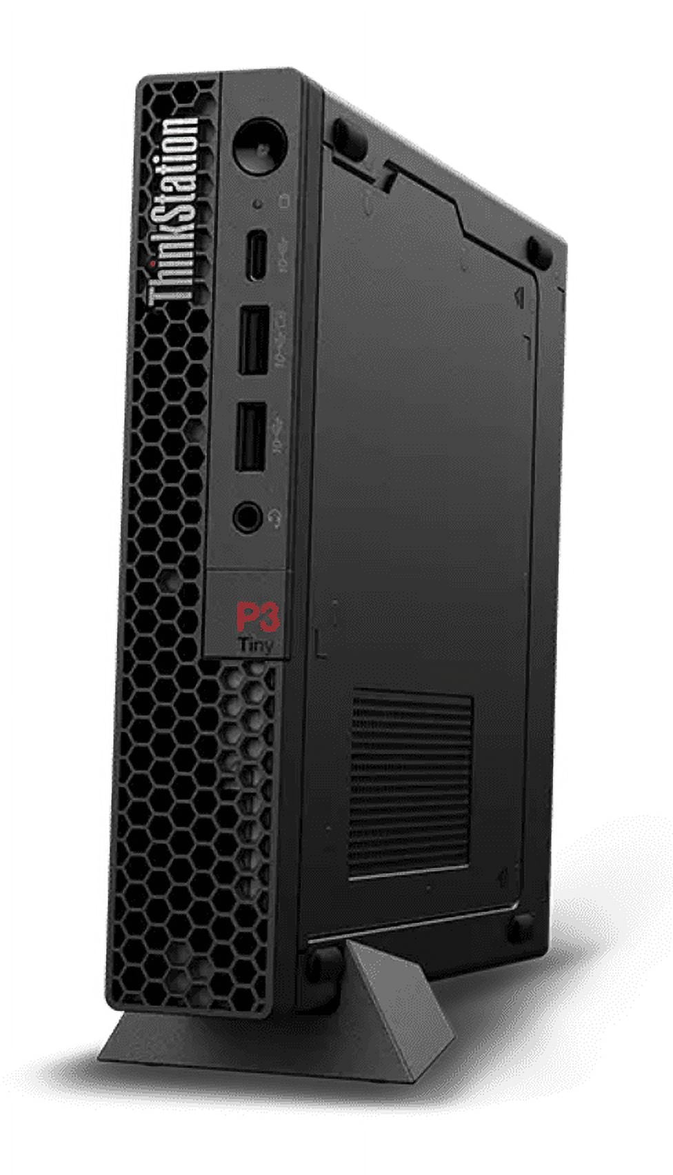 Lenovo ThinkStation Workstation Mini Desktop (Intel i9-14900, NVIDIA T400 4GB, 32GB DDR5, 2TB PCIe SSD, WiFi 6, Bluetooth 5.3, 300W PSU, RJ-45, 1x DP; 3x mDP, HDMI, Win 11 Pro)