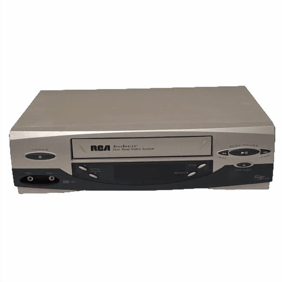 RCA VR556 4-Head VCR w/ Universal Remote, Manual, A/V Cables, & HDMI Converter