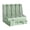 Green, variant on 4 Tier Desktop File Organizer, Multi-compartment Document Storage Rack, Plastic Desktop Magazine Holder Desk File Organizer with Pen Holder,For Paper Sorting And Sundry Storage-(Purple)