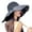 Black, variant on Shenmeida Women Fisherman Lightweight Vinyl Straw Sun Visors for Women, Isolation Layer Hollow Out Big Brim Sun Protecetion Wide Brim Sun Hats Beach Hat Outdoor