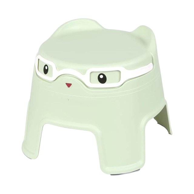 Taburete de baño Taburete con escalón Versátil, 100 kg de Peso, Taburete de baño apilable, Taburete Bajo para Ducha, Oficina, cabecera, niños pequeños Verde