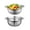 Kitchen Colander Set, variant on Rice Washer Strainer Bowl - 4-in-1 Washing Bowl for Quinoa, Stainless Steel Rinser With Side Drainers Small Colander for Cleaning Fruits, Vegetables, and Beans - Versatile Kitchen Tool