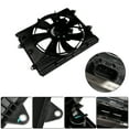 thumbnail image 5 of LABLT Engine Radiator Condenser Cooler Cooling Fan Assembly 2016-2021 Civic DX/LX/SE/EX/Sport HO3115174 190155BAA01 12V Black, 5 of 6