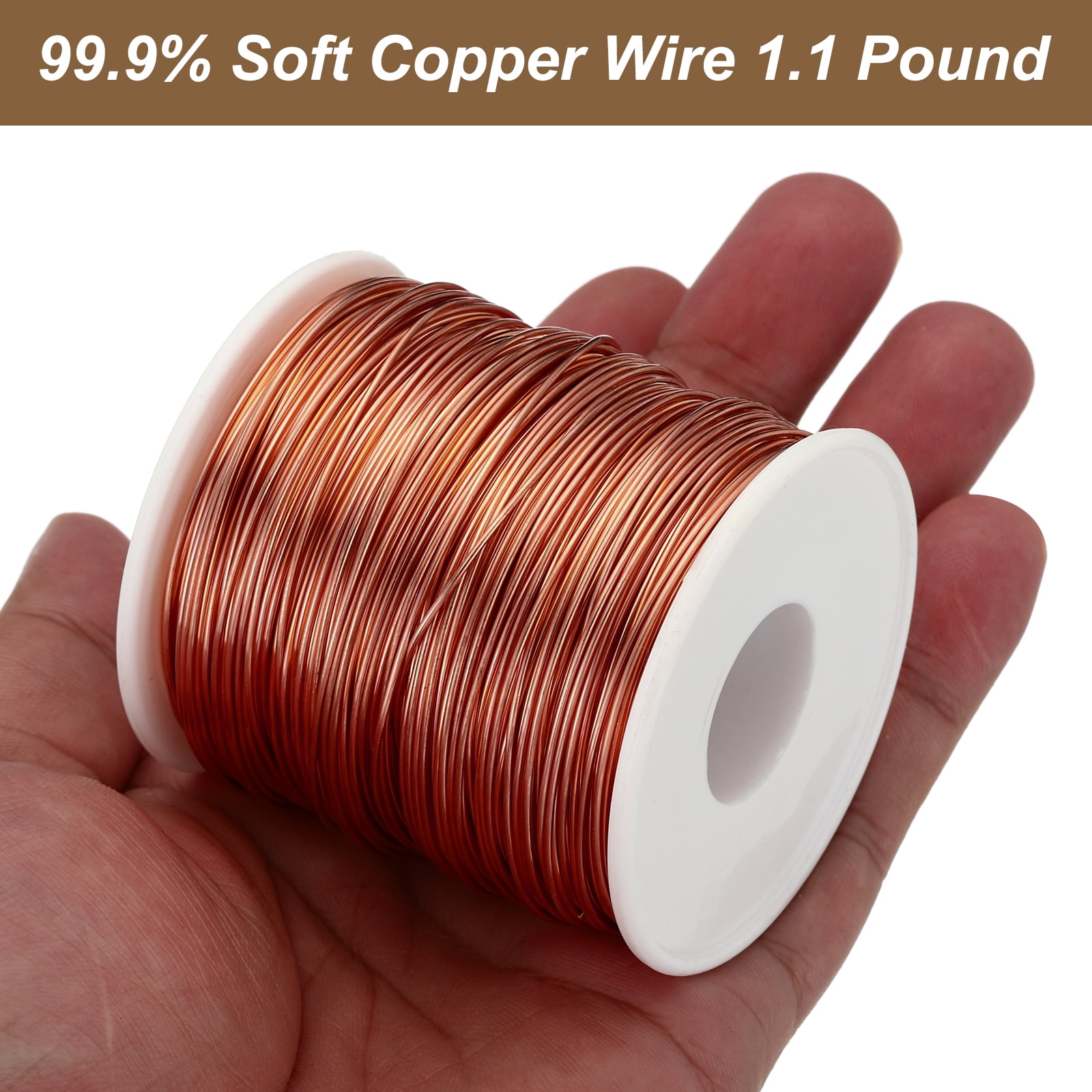 Copper Wire Dead Soft 1 Lb Spool (20 Ga / 315 Ft.)