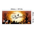 thumbnail image 2 of Decoración De Halloween Para Puertas De Garaje Cubierta Para Puertas Con Bruja De Halloween Pancarta Colgante Mural Grande Con Fondo De Macetas Adecuado Para El Hogar Exterior Interior Fiestas Pared, 2 of 3