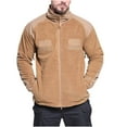 thumbnail image 1 of LOVZFMLL Jackets for Men's Winter Casual Fleece Pocket Zipper Jacket, 1 of 9