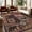 Brown, variant on Kzaei Checkered Sage Green 5'x7' Area Rug for Living Room, Geometric Diamond Dot Modern Soft Low-Pile Girls Rug Entryway Non-Slip TPE Backing