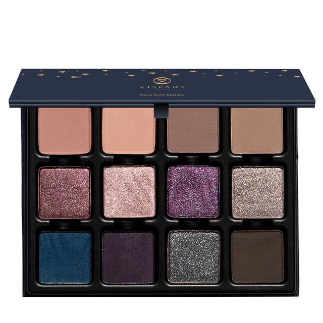 Paleta de Sombras Viseart Nuit Étoilée 12 Tonos Mate