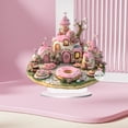 thumbnail image 5 of Dreamy Dessert Castle Ornament for Desktop and Bedroom Decor – Cute Fairy Tale Holiday Decoration and Gift for Girls and Kids, 5 of 8
