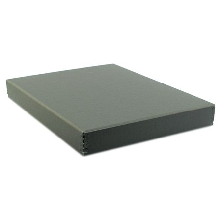 UPC: 0099295535557 | Lineco Drop-Front Storage Box  16in x 20in x 1 1/2in  Black