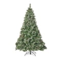 thumbnail image 4 of ACE-Holiday,7FT Pre-Lit Cashmere and Snow Bristle Mixed Christmas Tree with 75 Pine Cones,900 LED Lights(Clear),1233tips,Christmas Holiday Decorations for Home,Offices,Schools,Shops,Parties(Green), 4 of 8