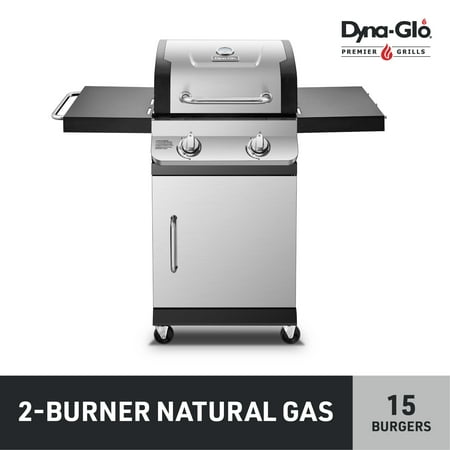 Dyna-Glo Premier 2 Burner Stainless Steel Natural Gas Outdoor BBQ Grill