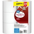 Great Value Ultra Strong Toilet Paper, 6 Mega Rolls