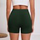 thumbnail image 4 of Pantalones Elásticos de Cintura para Mujeres Color Sólido Pantalones Cortos de Yoga de Cintura Alta Pantalones Delgados de Verano Casual, 4 of 6