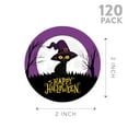 thumbnail image 5 of Koyal Wholesale Happy Halloween Stickers 2 Inch Round 120 Bulk Pk Cute Blk Cat Labels For Halloween Party Favors, 5 of 5