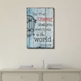 thumbnail image 2 of wall26 - Cage on Vintage Wood with a Quote - Be The Change That You Wish to See in The World by Mahatma Gandhi - Canvas Art Home Art - 32x48 inches, 2 of 4