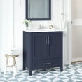 thumbnail image 4 of Ove Decors Kansas 30 W x 19" D Freestanding Bathroom Vanity with Sink, Midnight Blue, 4 of 27