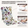 thumbnail image 4 of FUNDAZE Outdoor Chair Cushion, 47"L x 19.9"W 1 Piece Cushion W/ Ties for Indoor Outdoor Rocker Chairs, Flower, 4 of 7