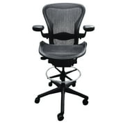 Classic Herman Miller Aeron () Office Chair - Drafting Stool  - Fully Adjustable - Size B Medium