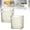Grey, 2Pcs, S, variant on Crystal Clear Freezer Storage Bins, BPA-Free, Stackable Kitchen Cabinet Organizer with Handles for Frozen Food, Meat & Veggies
