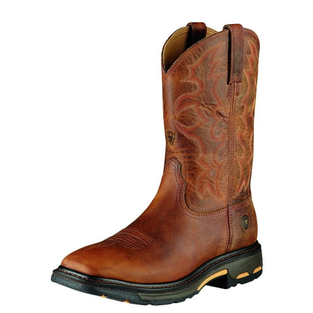 Ariat - Ariat Men's Workhog Wide Square Toe Steel Toe Work Boot - Walmart.com - Walmart.com