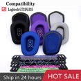 thumbnail image 2 of G335 Replacement foam Ear Pads pillow Cushion Cover For Logitech G733 G335 Logitech G 733 Headphone Ear Pad and head beam green triangle, 2 of 6