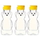 thumbnail image 1 of Frascos de plástico con forma de oso para miel, 240 ml, vacíos, con tapa abatible, reutilizables, para guardar y dispensar jarabe, salsa y zumo., 1 of 8