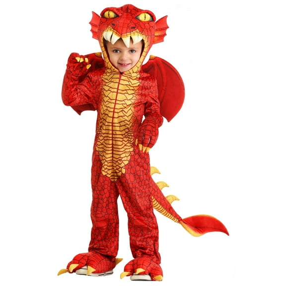Toddler Deluxe Red Dragon Costume