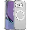 thumbnail image 1 of KOMI Magnetic Case Compatible for Google Pixel 9A Case Wireless Charging,[Compatible with MagSafe] Translucent Matte PC Thin Cover for Google Pixel 9A Phone Cases Clear 2025 White, 1 of 5