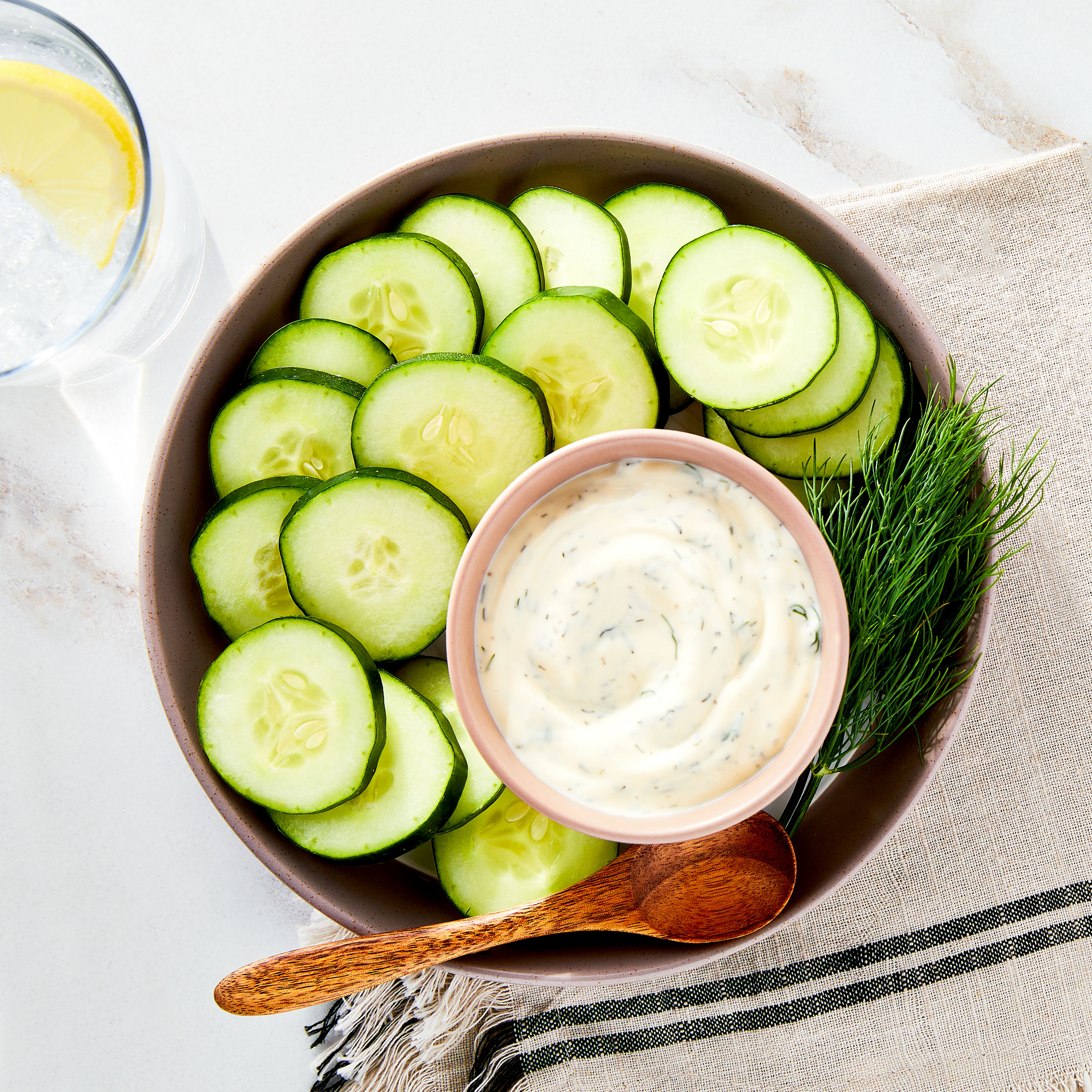 Marketside Cucumber Slices, Cut in-Store (Fresh) Gluten-Free