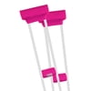 Crutch Pads & Hand Grip Covers for Underarm Crutches – Cushioned Set – Crutcheze – Pink