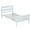 White #2, variant on PORKISS Twin Size Bed Frame for Kids, Wood Bed Frame with Headboard/Footboard for Teens Boys Girls, No Box Spring Needed, Espresso #2