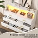 thumbnail image 5 of Cómoda Cajonera de 6 Cajones, Cómoda con Luz LED y Toma de Corriente,120 * 40 * 93cm, 5 of 8