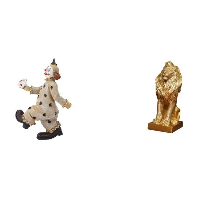 Figura de , estatua de , escultura, adorno de mesa, figura de león, estatua de león, obra de arte de resina, ideal para regalar o decorar