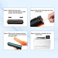 thumbnail image 4 of Paquete de 2 cartuchos de tóner de repuesto para HP 206A Black W2110A, 4 of 6