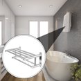 thumbnail image 4 of FOMIYES Estante De Montado En Pared En Acero Inoxidable Con Cesta Para Almacenamiento Y, 4 of 7